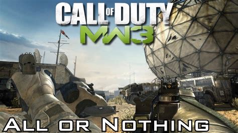 call of duty all or nothing|all or nothing mw3.